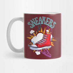 Sneakers. Mug